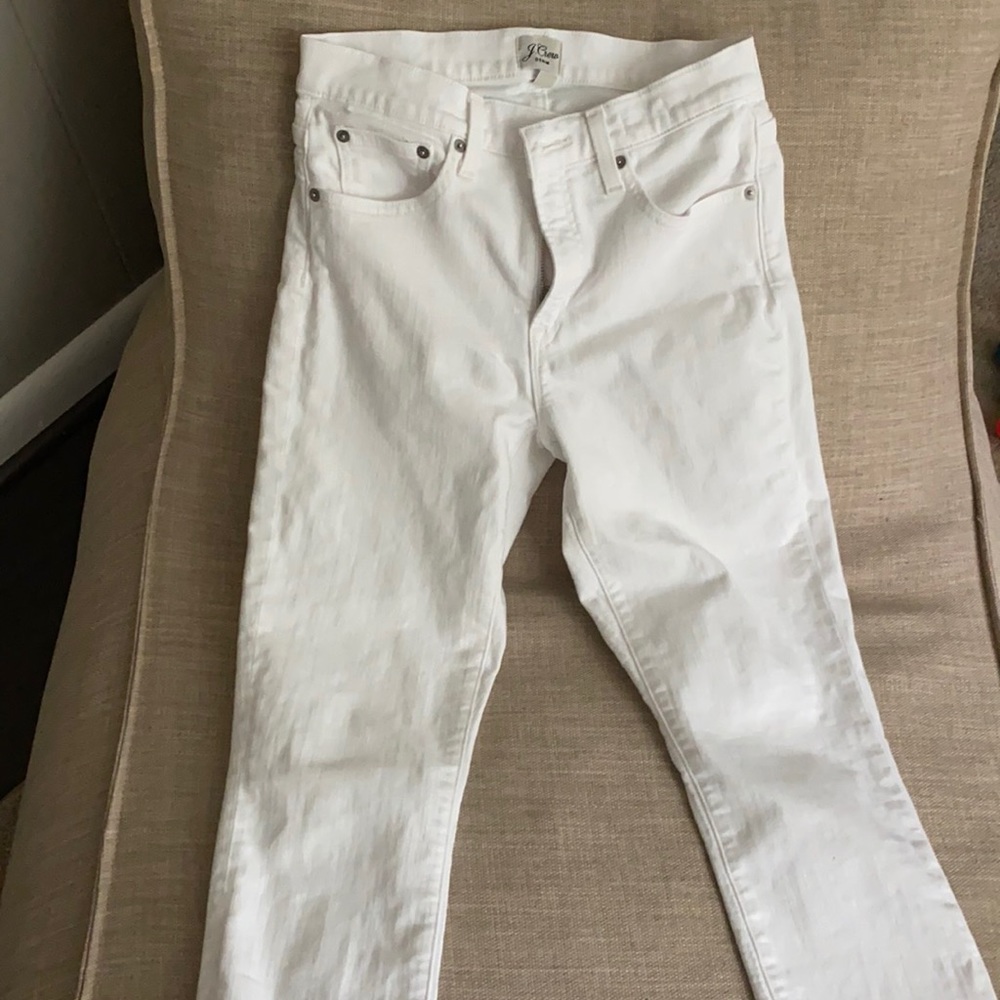 JCrew White Skinny Jeans